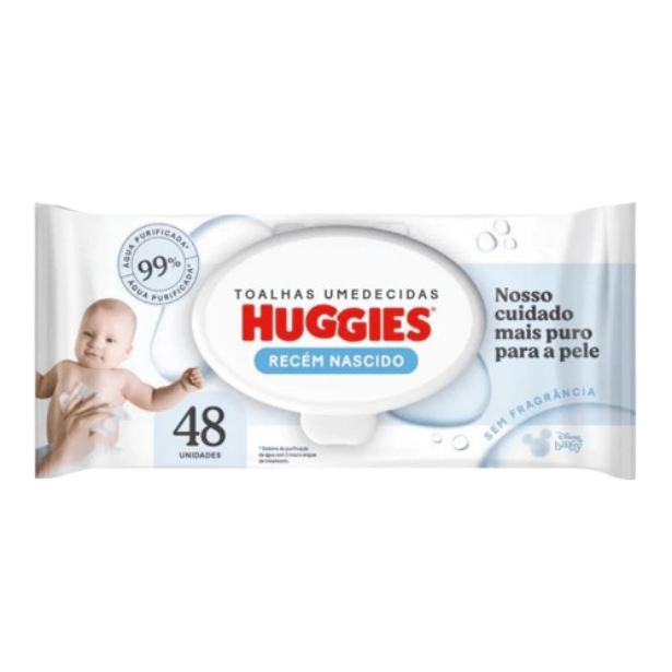 Toalha Umedecida Huggies RN c/ 48