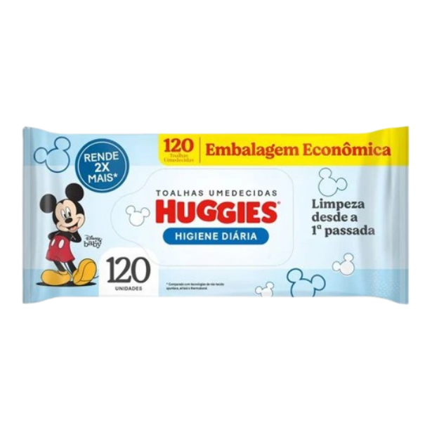 Toalha Umedecida Huggies c/ 120