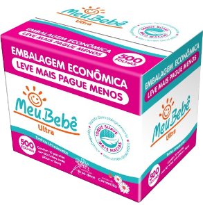 Toalha Umedecida Meu Bebê Ultra Caixa 10PC c/ 50
