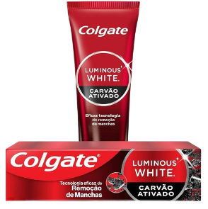 Creme Dental Colgate Luminous White - Carvão Ativado 70g