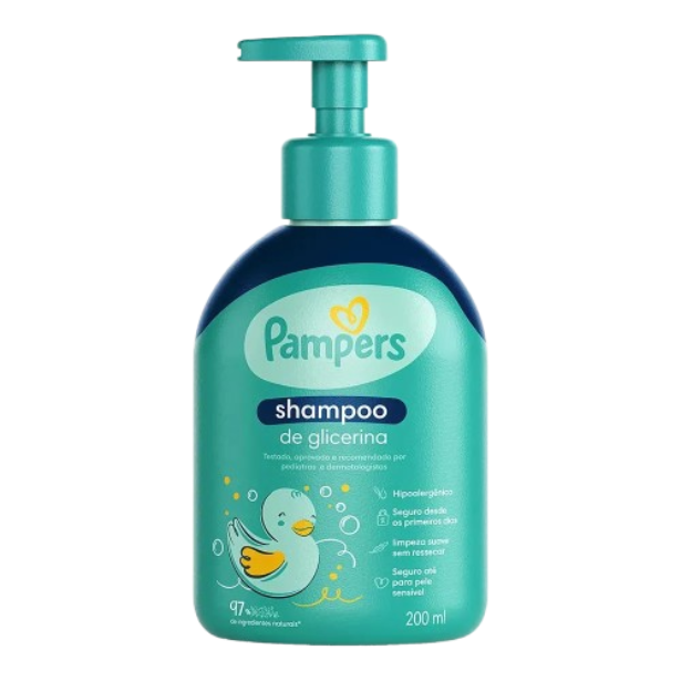 Shampoo de Glicerina Pampers 200ml