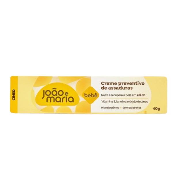 Creme Preventivo de Assaduras Bebê João e Maria 40g