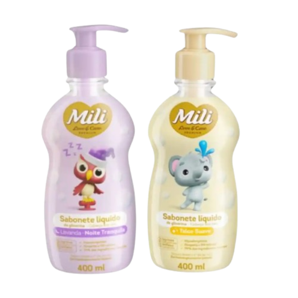 Sabonete Líquido Mili Bebê 400ml - Diversos