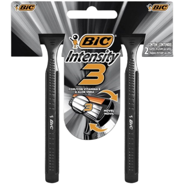 Aparelho Bic Intensity 3 c/ 2 Unidades