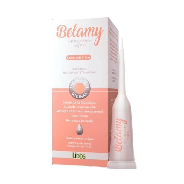 Gel Hidratante Vaginal Belamy c/ 8 Aplicadores