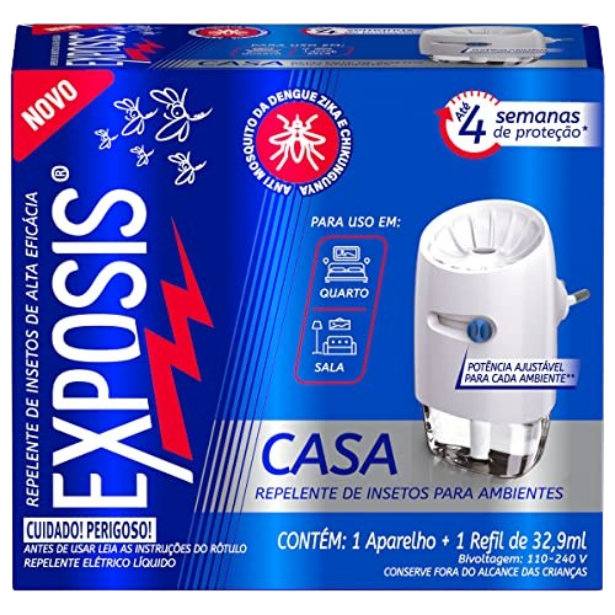 Aparelho Repelente Exposis + 1 Refil 33ml