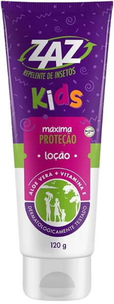Repelente Kids Loção Oil Free ZAZ 120g