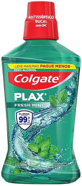 Enxaguante Bucal Colgate Plax - Fresh Mint 500ml