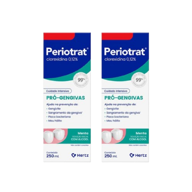 Periotrat Com Álcool - Menta 250ml