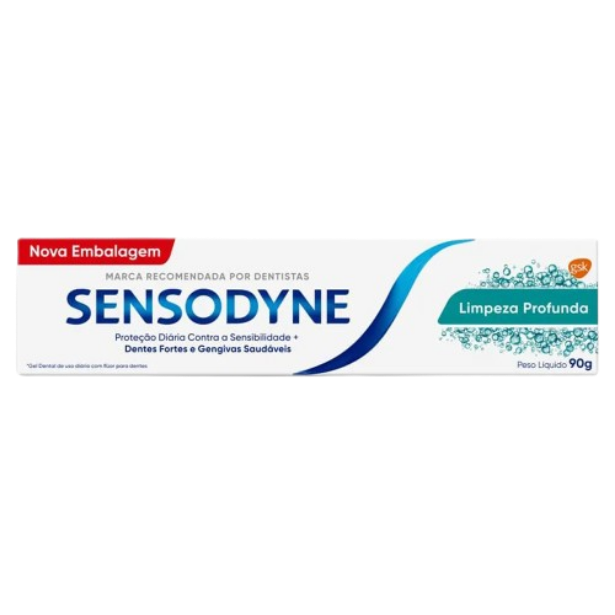 Creme Dental Sensodyne - Limpeza Profunda 90g