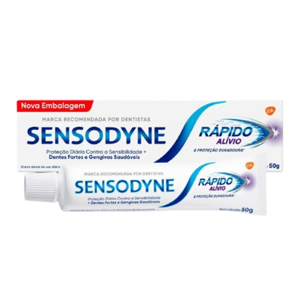 Creme Dental Sensodyne Original - Rápido Alívio 50g