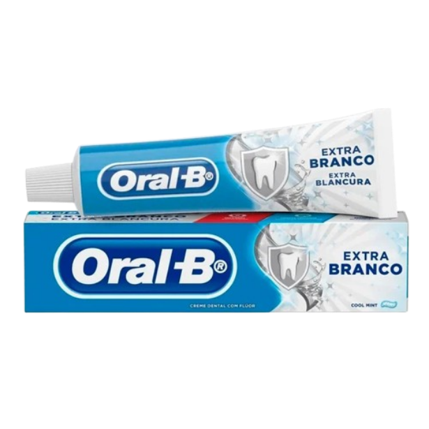 Creme Dental Oral-B Extra Branco - Cool Mint 70g