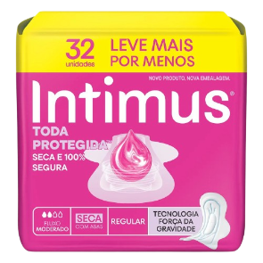 Absorvente Intimus - Suave c/ Abas 32 Unid.