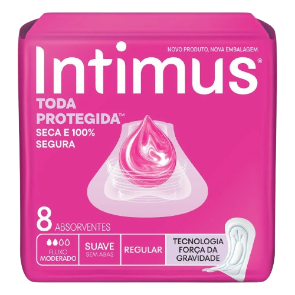 Absorvente Intimus - Suave s/ Abas 8 Unid.