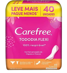 Absorvente Carefree - Tododia Flexi s/ Fragrância 40 Unid.