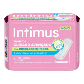 Absorvente Intimus Diário - Com Indicador de Troca 15 Unid.