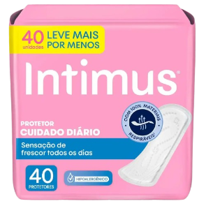 Absorvente Intimus Diário - Sensação de Frescor 40 Unid.