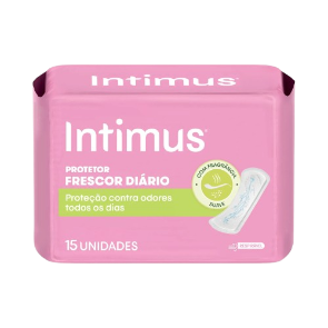 Absorvente Intimus Diário - Proteção Contra Odores 15 Unid.