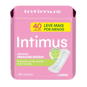 Absorvente Intimus Diário - Proteção Contra Odores 40 Unid.