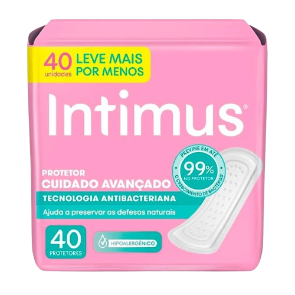 Absorvente Intimus Diário - Tecnologia Antibacteriana 40 Unid.