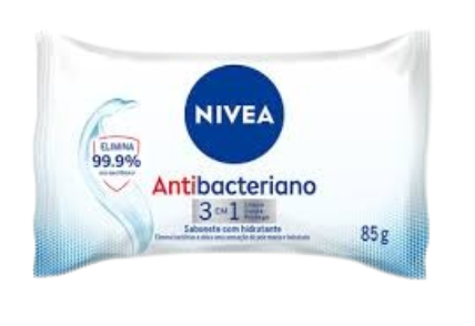 Sabonete Nivea - Antibacteriano 3 em 1 85g