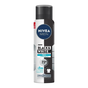 Desodorante Aerossol Nivea Masculino - Black & White Invisible 150ml