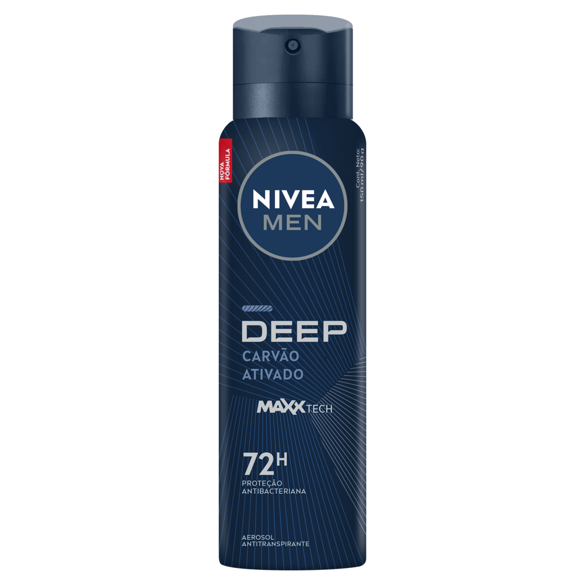 Desodorante Aerossol Nivea Masculino - Deep Carvão Ativado 150ml