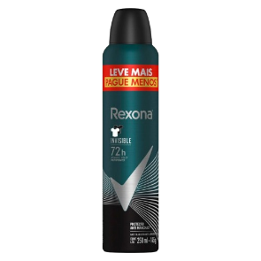 Desodorante Aerossol Rexona Masculino - Invisible 250ml