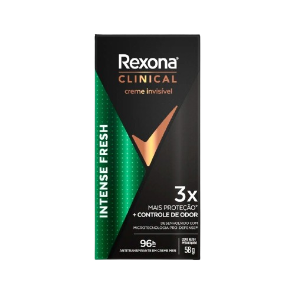 Desodorante em Creme Rexona Clinical Masculino - Intense Fresh 58g