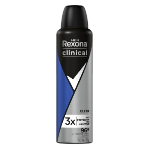 Desodorante Aerossol Rexona Clinical Masculino - Clean 150ml