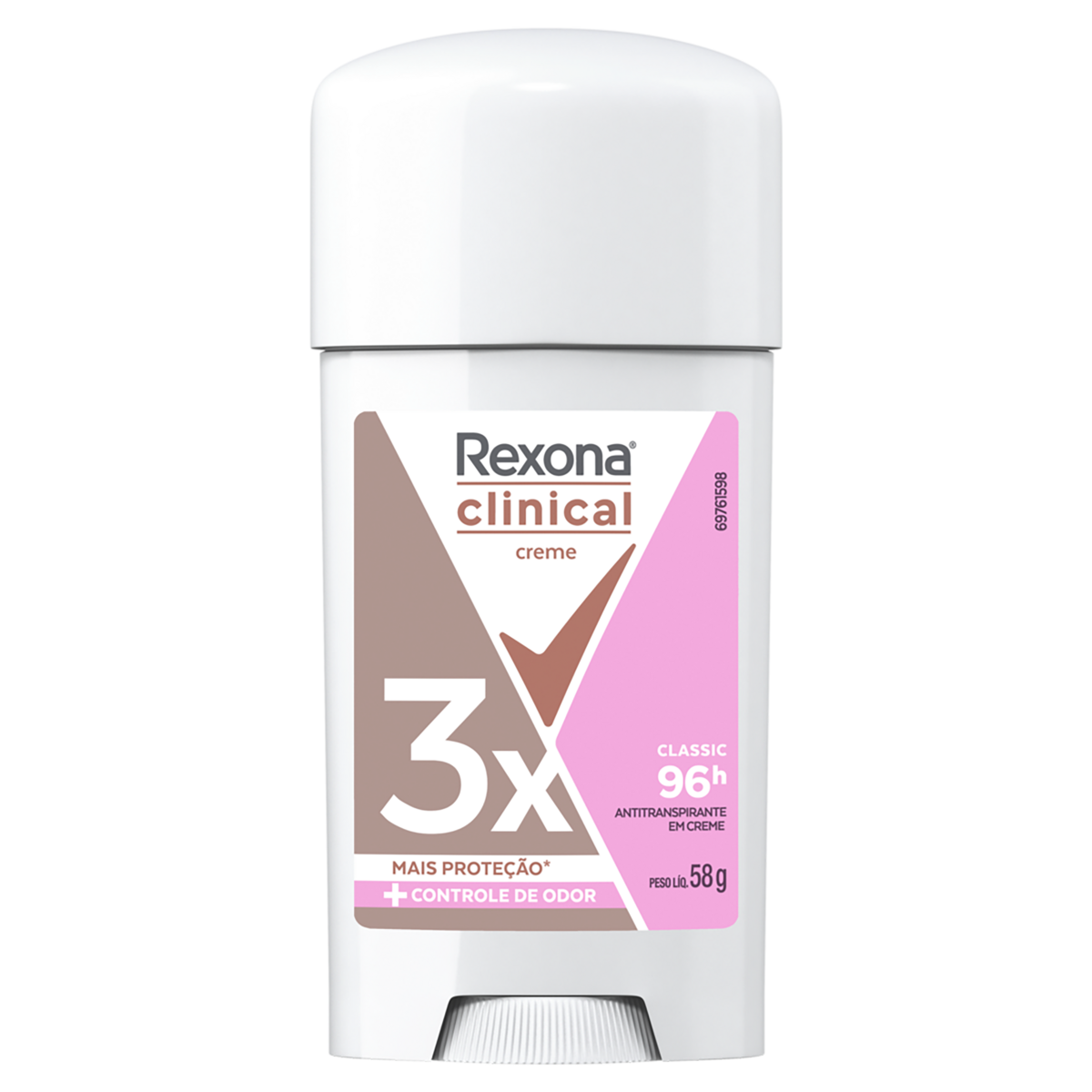 Desodorante em Creme Rexona Clinical - Classic 58g