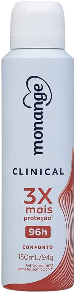 Desodorante Aerossol Monange Clinical - Conforto 150ml