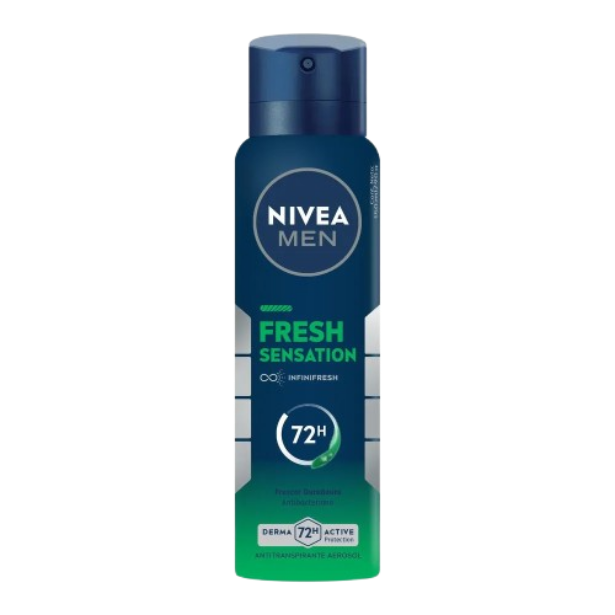 Desodorante Aerossol Nivea Masculino - Fresh Sensation 150ml