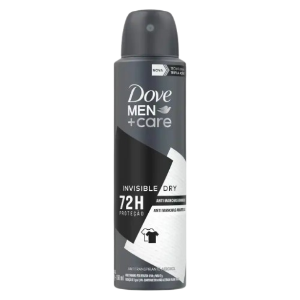 Desodorante Aerossol Dove Masculino - Invisible Dry 150ml