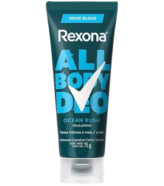Desodorante em Creme Rexona All Body Deo Masculino - Ocean Rush 75g