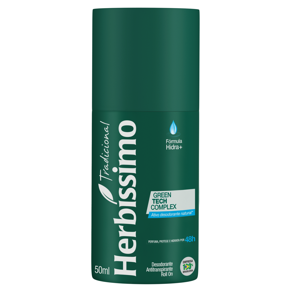Desodorante Roll On Herbíssimo Masculino - Tradicional 50ml
