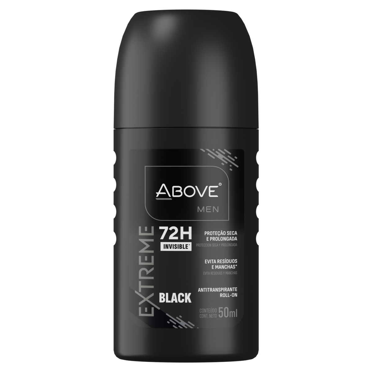 Desodorante Roll On Above Masculino - Black 50ml