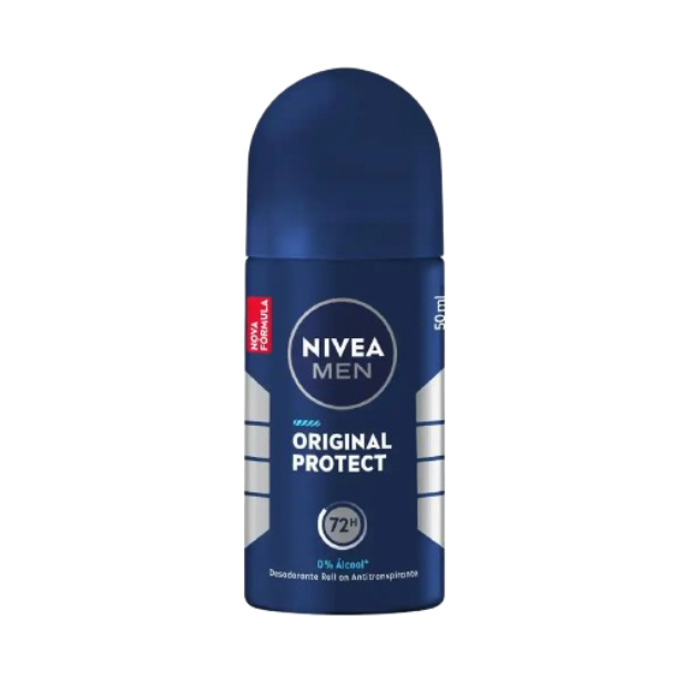 Desodorante Roll On Nivea Masculino - Original Protect 50ml