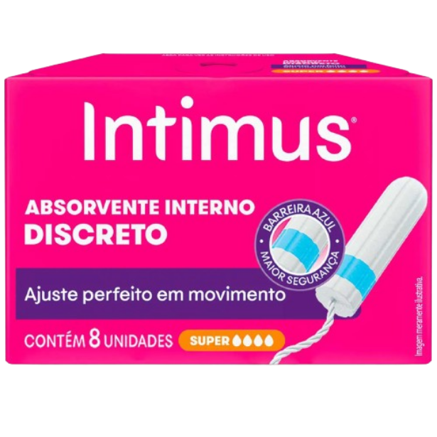 Absorvente Interno Intimus - Super 8 unid.