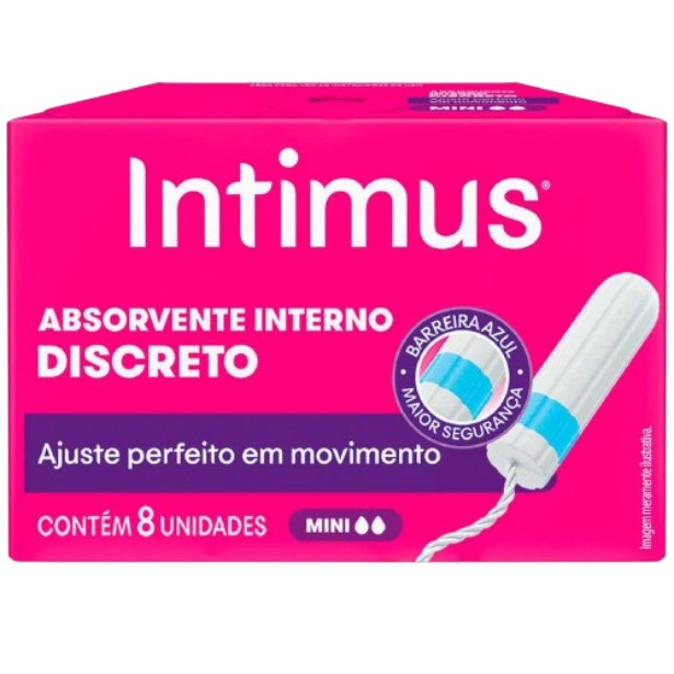Absorvente Interno Intimus - Mini 8 unid.