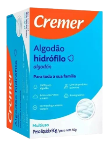 Algodão Hidrófilo Cremer 50g