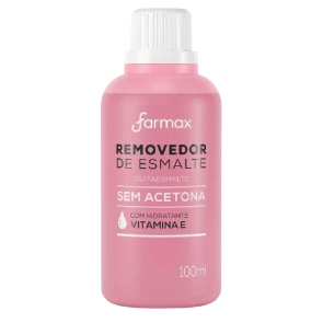 Removedor de Esmalte Farmax - Vitamina E 100ml