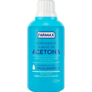 Removedor de Esmalte Farmax - Acetona 100ml