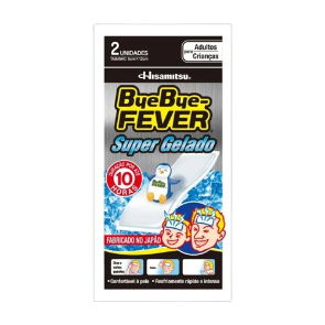 Adesivo Bye Bye Fever para Alívio de Febre - Para Adultos e Crianças 2 Unid.