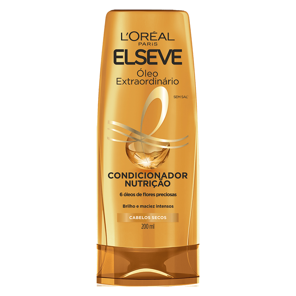 Condicionador Elseve Óleo Extraordinário Nutrição - Cabelos Secos 200ml