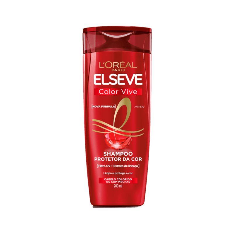 Shampoo Elseve Color Vive Protetor da Cor - Cabelos Coloridos ou Com Mechas 200ml
