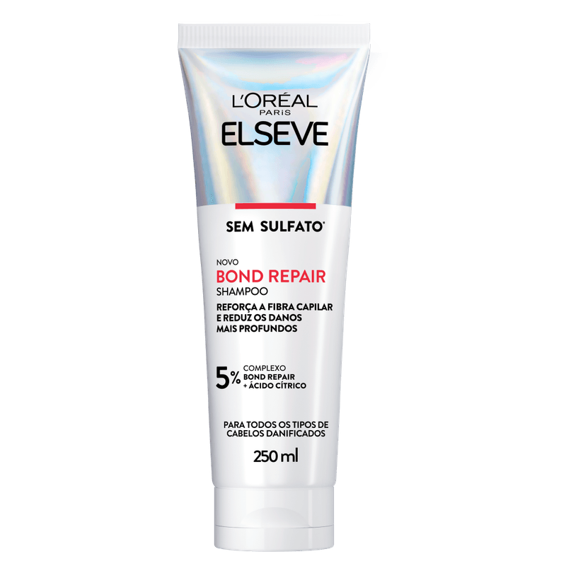 Shampoo Elseve Bond Repair - Todos os Tipos de Cabelos Danificados 250ml