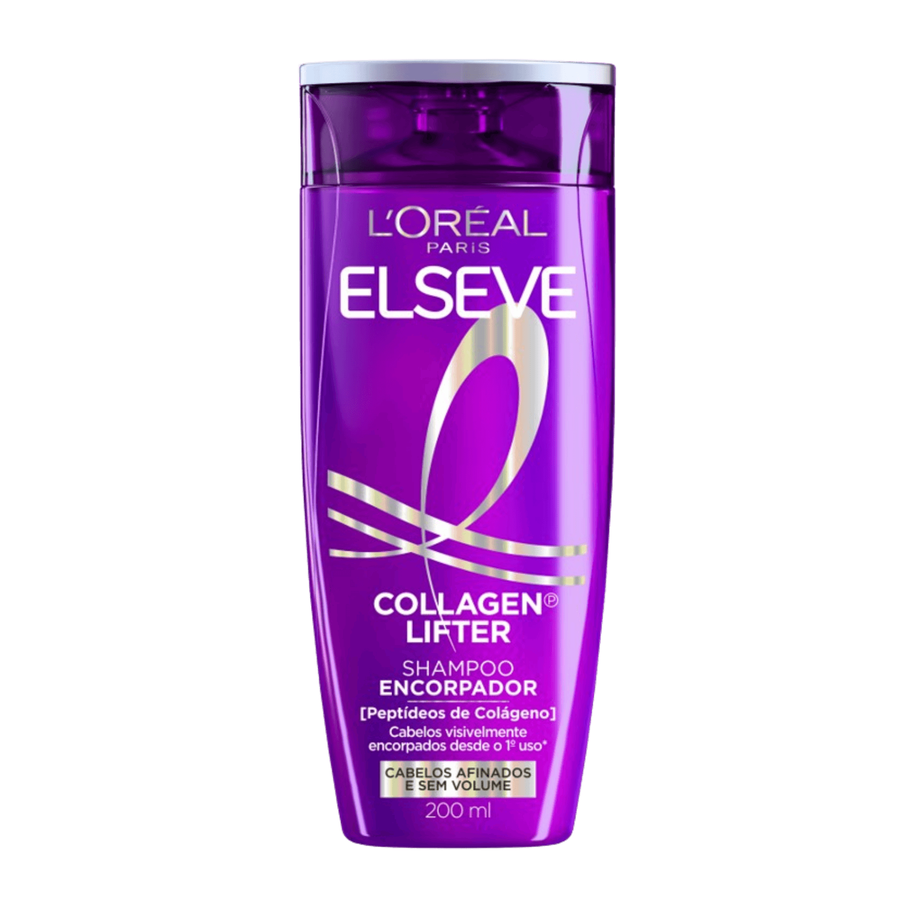 Shampoo Elseve Collagen Lifter Encorpador - Cabelos Afinados e Sem Volume 200ml