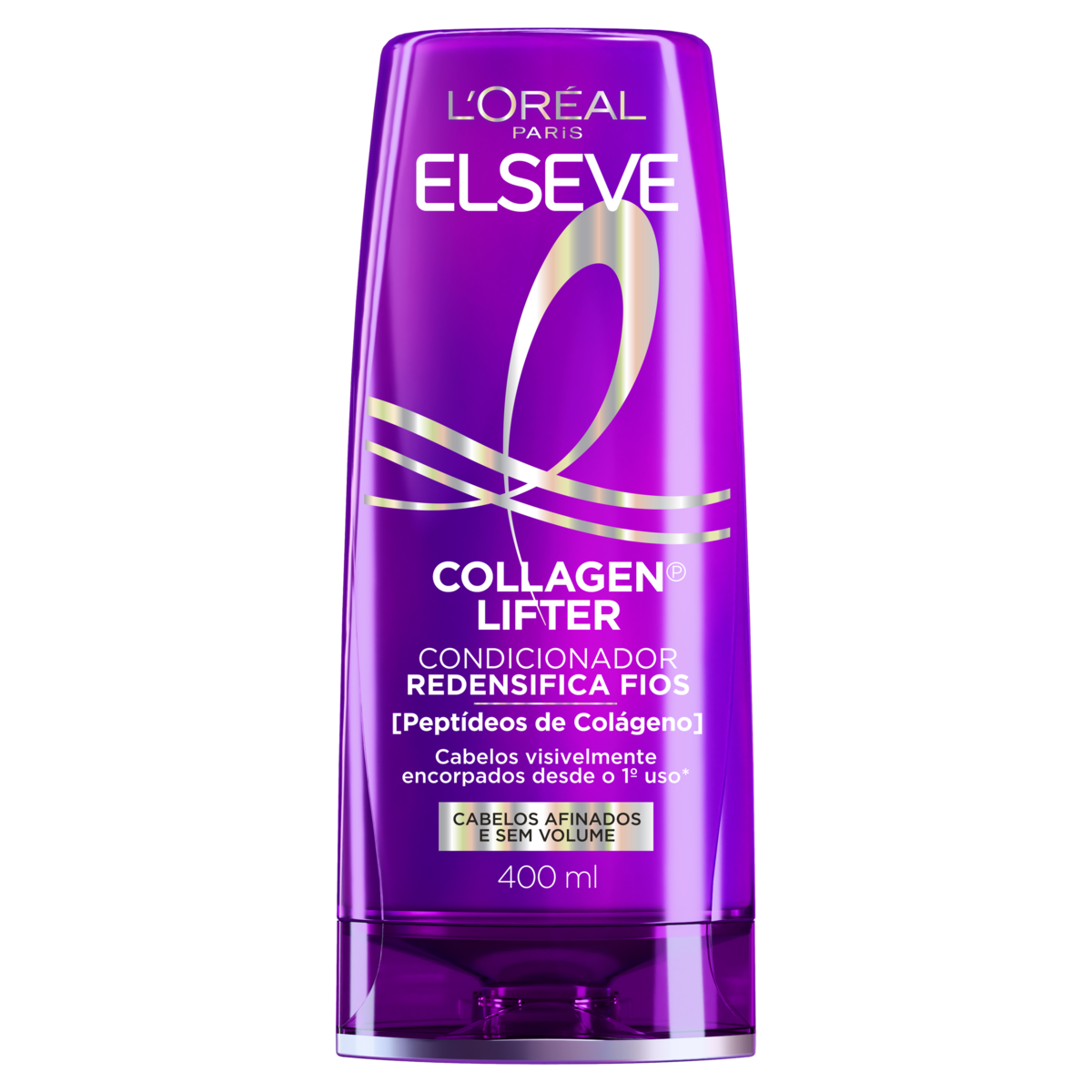 Condicionador Elseve Collagen Lifter Redensifica Fios - Cabelos Afinados e Sem Volume 400ml