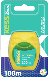 Fio Dental Kess - 100m Sabor Menta